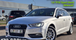 2014 Audi A3 1.4 TFSi Sportback (Manual)